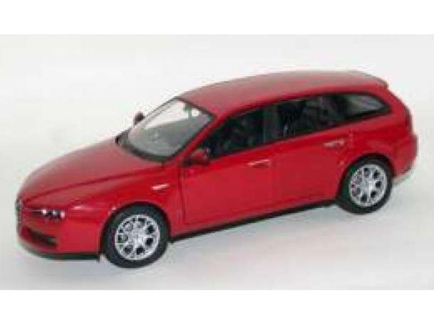 Alfa Romeo 159 Sportwagon 2007 Red 1:24 Scale Welly Diecast Model-Welly-Diecast Model Centre