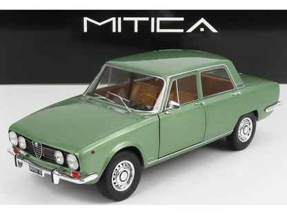 Alfa Romeo 1750 Berlina Series 2 1969 Olive Green 1:18 Scale Diecast Model Car – Mitica-Mitica-Diecast Model Centre