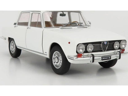 Alfa Romeo 1750 Berlina Series 2 1969 White 1:18 Scale Diecast Model Car – Mitica-Mitica-Diecast Model Centre