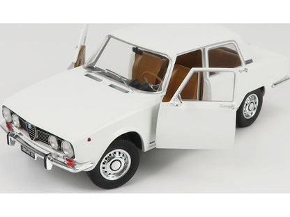 Alfa Romeo 1750 Berlina Series 2 1969 White 1:18 Scale Diecast Model Car – Mitica-Mitica-Diecast Model Centre