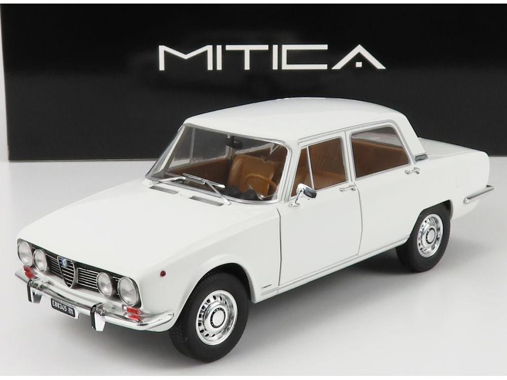 Alfa Romeo 1750 Berlina Series 2 1969 White 1:18 Scale Diecast Model Car – Mitica-Mitica-Diecast Model Centre