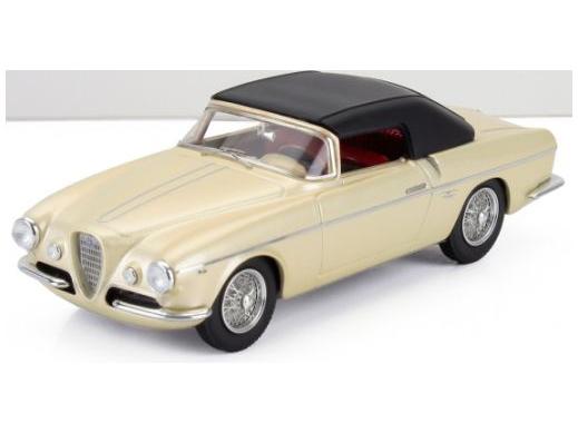 Alfa Romeo 1900C SS Ghia Aigle Gold Metallic/Black Cabrio Closed 1955 sn01959 1:43 Scale Kess Resin Model-Kess-Diecast Model Centre