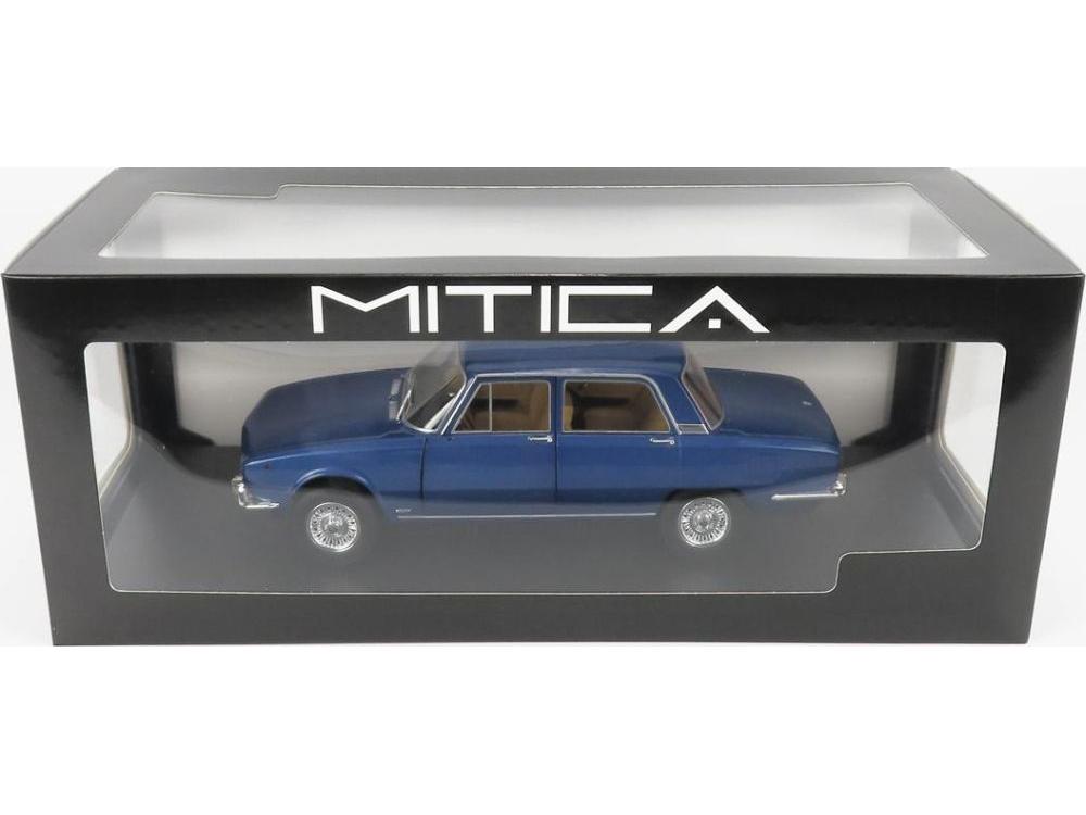 Alfa Romeo 2000 Berlina 1971 Cerchi Millerighe Wheels Blue Pervinca Metallic 1:18 Scale Diecast Model Car – Mitica-Mitica-Diecast Model Centre