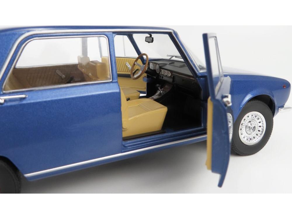 Alfa Romeo 2000 Berlina 1971 Cerchi Millerighe Wheels Blue Pervinca Metallic 1:18 Scale Diecast Model Car – Mitica-Mitica-Diecast Model Centre