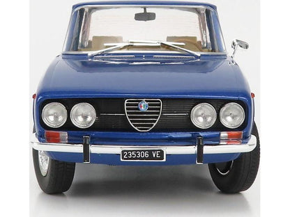 Alfa Romeo 2000 Berlina 1971 Cerchi Millerighe Wheels Blue Pervinca Metallic 1:18 Scale Diecast Model Car – Mitica-Mitica-Diecast Model Centre