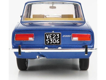 Alfa Romeo 2000 Berlina 1971 Cerchi Millerighe Wheels Blue Pervinca Metallic 1:18 Scale Diecast Model Car – Mitica-Mitica-Diecast Model Centre