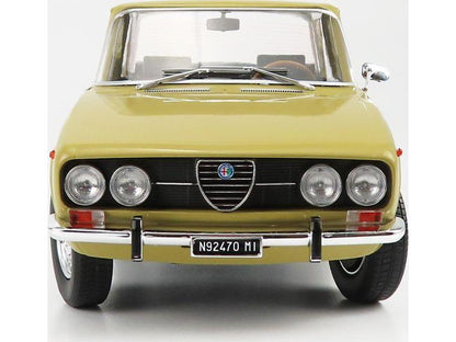 Alfa Romeo 2000 Berlina 1971 Giallo Piper 116 1:18 Scale Diecast Model Car – Mitica-Mitica-Diecast Model Centre