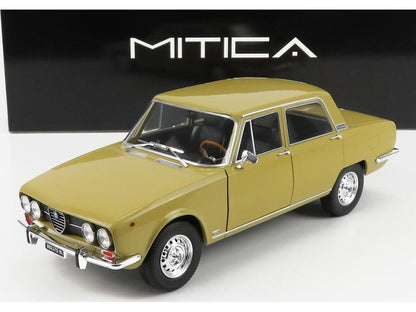 Alfa Romeo 2000 Berlina 1971 Giallo Piper 116 1:18 Scale Diecast Model Car – Mitica-Mitica-Diecast Model Centre