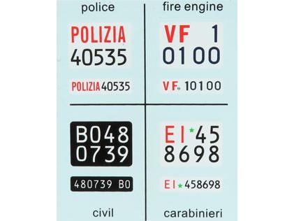 Alfa Romeo 2000 Berlina 1971 w/Commando Polizia Decals 1:18 Scale Diecast Model Car – Mitica-Mitica-Diecast Model Centre