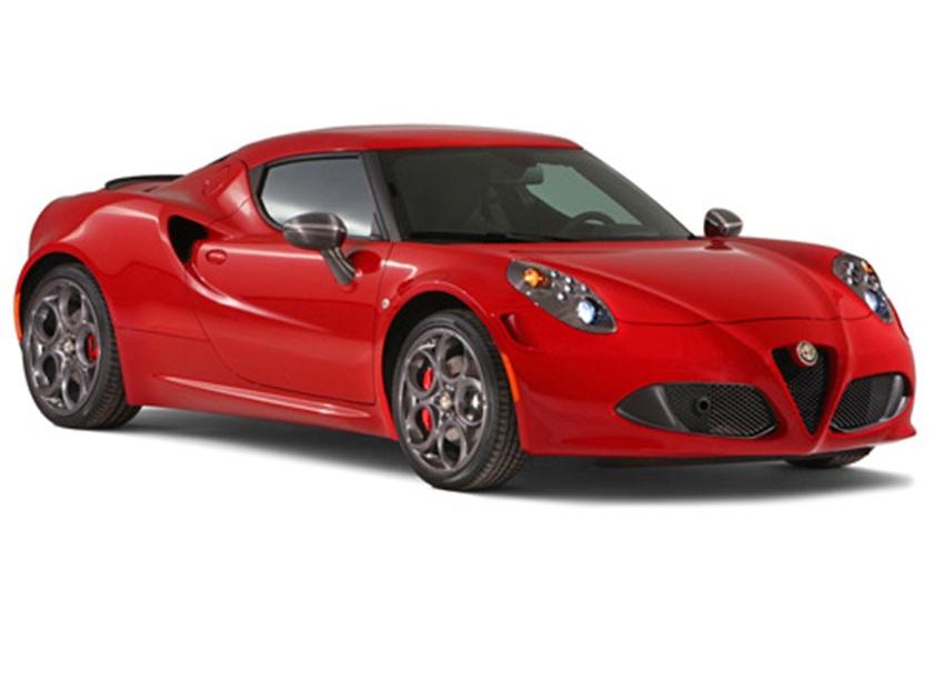 Alfa Romeo 4C Red 1:24 Scale Welly Diecast Model-Welly-Diecast Model Centre