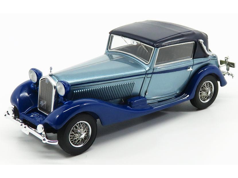 Alfa Romeo 6C 1750 GTC Castagna 1931 Blue/Black 1:43 Scale Kess Resin Model-Kess-Diecast Model Centre