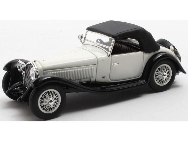 Alfa Romeo 6C 1750SV Figoni Closed White Black 1932 1:43 Scale Resin Car – Matrix-Matrix-Diecast Model Centre