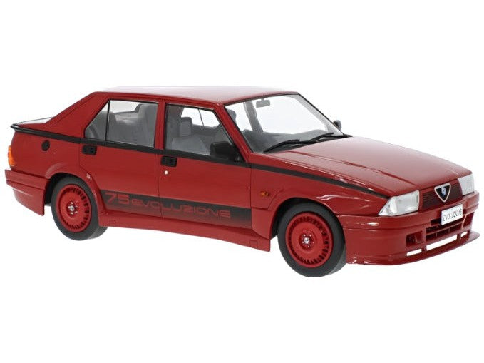 Alfa Romeo 75 Turbo Evoluzione 1987 red - 1:18 Scale Diecast Model Car-Model Car Group-Diecast Model Centre