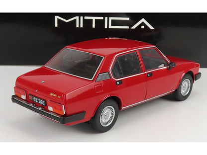 Alfa Romeo Alfetta Berlina 2000L 1978 Cerchi Millerighe Wheels Rosso Alfa Red 1:18 Scale Diecast Model Car – Mitica-Mitica-Diecast Model Centre