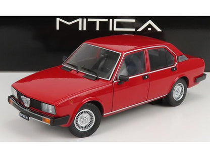 Alfa Romeo Alfetta Berlina 2000L 1978 Cerchi Millerighe Wheels Rosso Alfa Red 1:18 Scale Diecast Model Car – Mitica-Mitica-Diecast Model Centre