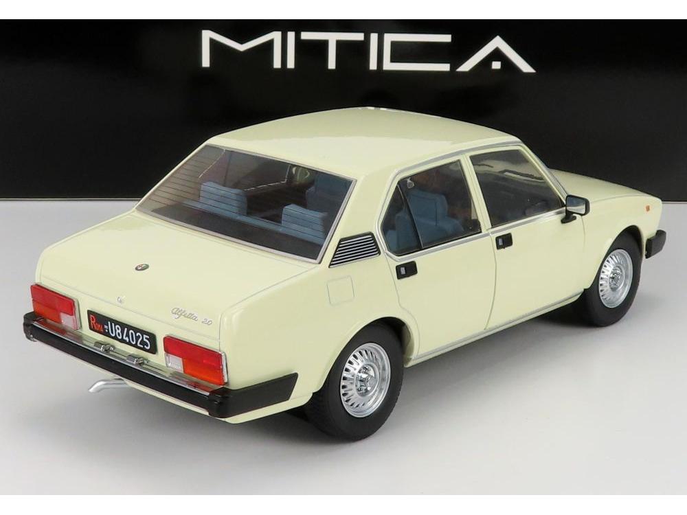 Alfa Romeo Alfetta Berlina 2000L 1978 Ivory 103 1:18 Scale Diecast Model Car – Mitica-Mitica-Diecast Model Centre