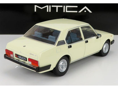 Alfa Romeo Alfetta Berlina 2000L 1978 Ivory 103 1:18 Scale Diecast Model Car – Mitica-Mitica-Diecast Model Centre