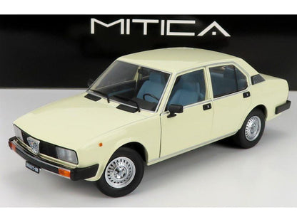 Alfa Romeo Alfetta Berlina 2000L 1978 Ivory 103 1:18 Scale Diecast Model Car – Mitica-Mitica-Diecast Model Centre