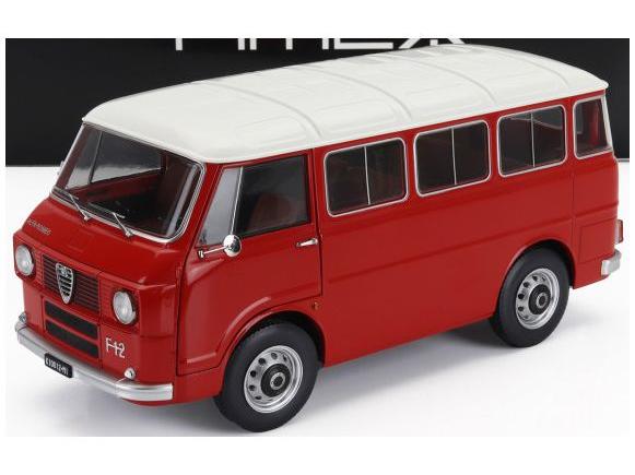 Alfa Romeo F-12 Minibus 1 Series 1967 Red Ivory 1:18 Scale Diecast Model Car – Mitica-Mitica-Diecast Model Centre