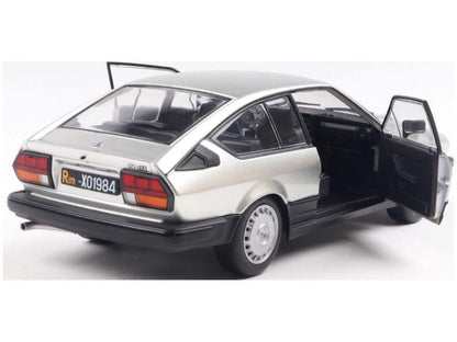 Alfa Romeo GTV6 Silver 1984 1:18 Scale Solido Diecast Model Car-Solido-Diecast Model Centre
