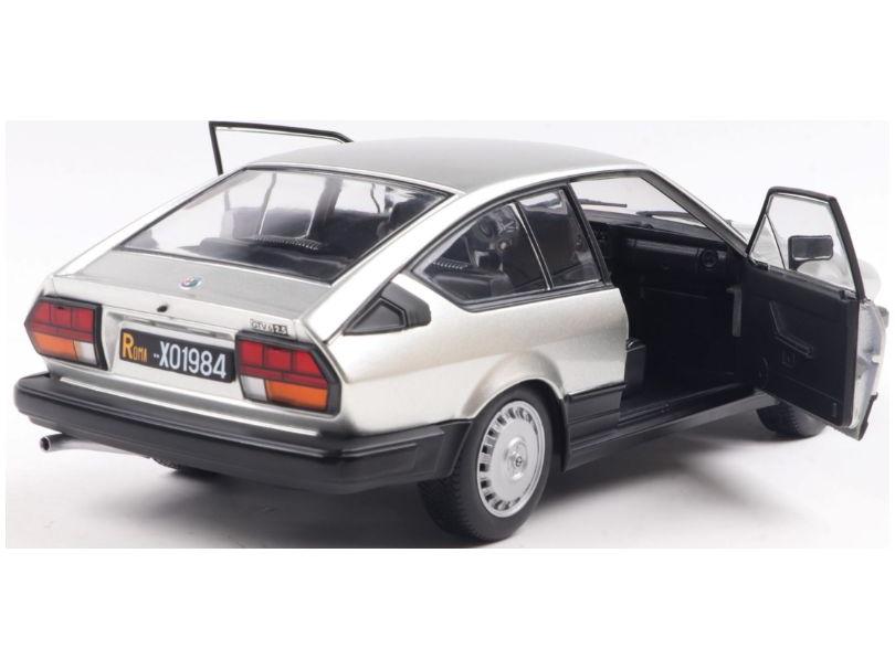 Alfa Romeo GTV6 Silver 1984 1:18 Scale Solido Diecast Model Car-Solido-Diecast Model Centre
