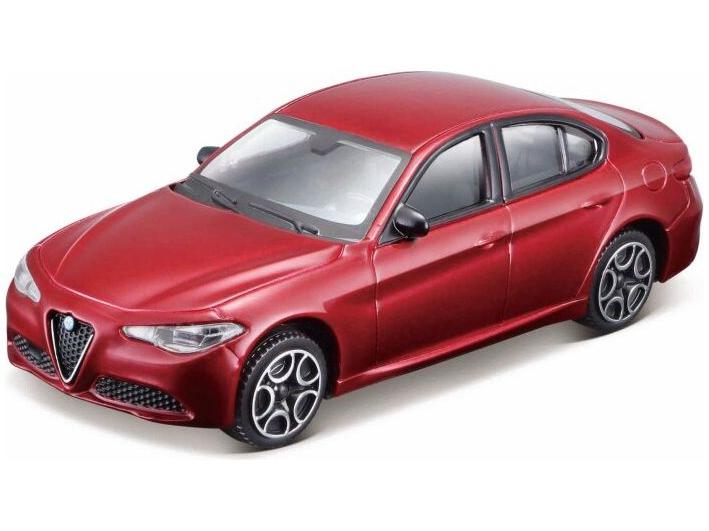 Alfa Romeo Giulia 2016 Red 1:43 Scale Bburago Diecast Toy Car-Bburago-Diecast Model Centre