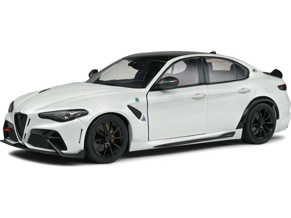 Alfa Romeo Giulia GTA 2022 White 1:18 Scale Solido Diecast Model-Solido-Diecast Model Centre