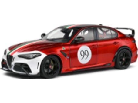 Alfa Romeo Giulia GTA-M 2022 Tricolore Mugello 1969 Livery Red 1:18 Scale Solido Diecast Model-Solido-Diecast Model Centre
