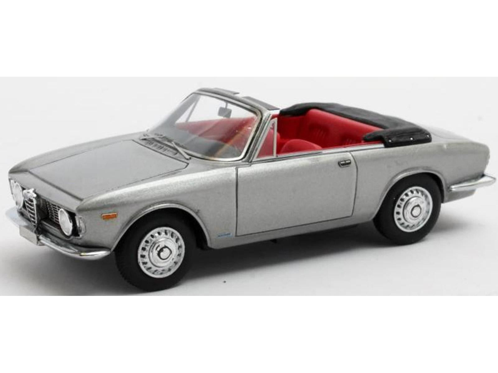 Alfa Romeo Giulia GTC Cabrio Silver 1964 1:43 Scale Matrix Resin Model Car-Matrix-Diecast Model Centre