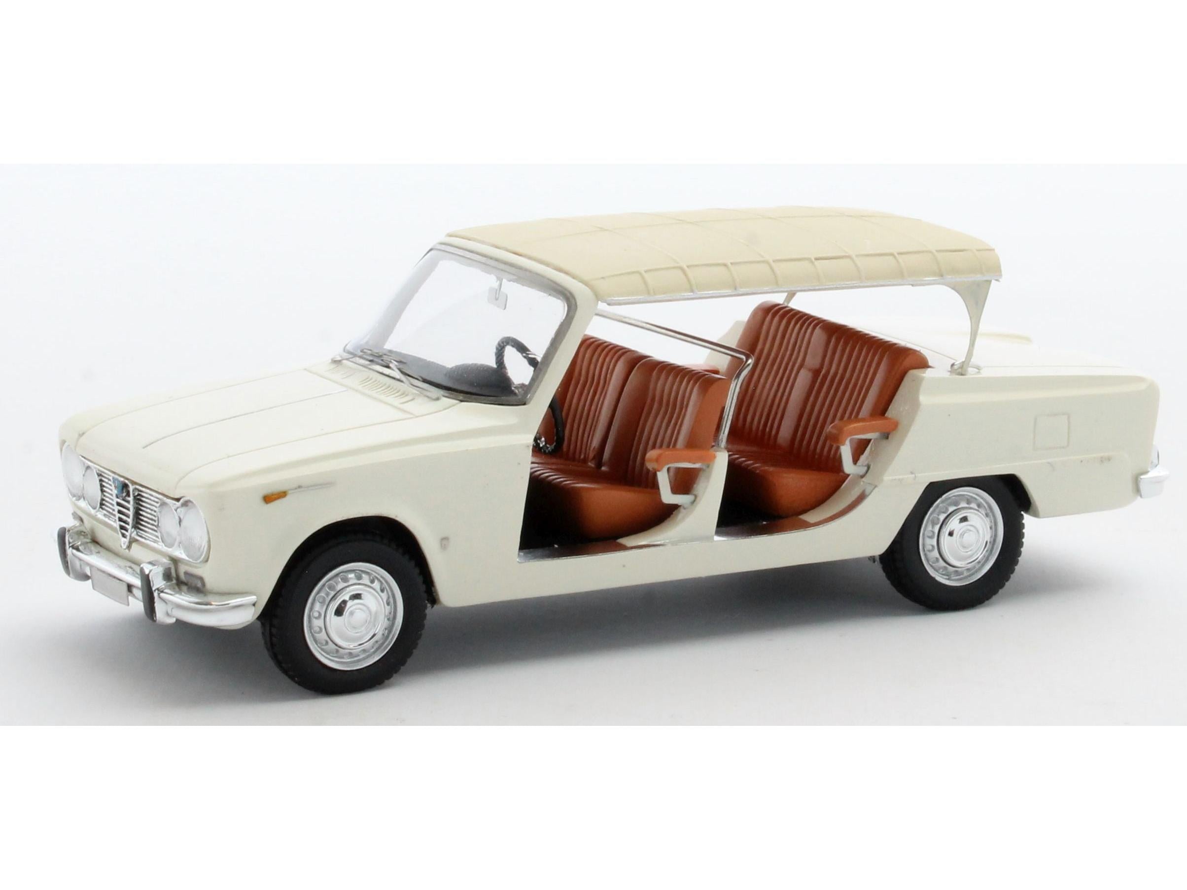 Alfa Romeo Giulia Torpedo Colli Closed White 1965 1:43 Scale Matrix Resin Model Car-Matrix-Diecast Model Centre