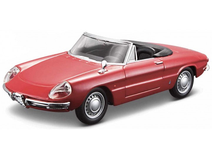 Alfa Romeo Spyder 1966 red - 1:32 Scale Diecast Toy Car-Bburago-Diecast Model Centre