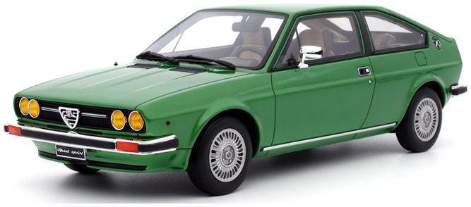 Alfa Romeo Sud Sprint 1976 Green 1:18 Scale OttOmobile Resin Model-OttOmobile-Diecast Model Centre