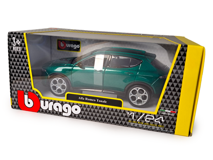 Alfa Romeo Tonale green Bburago 1:24 Scale Diecast Model Car