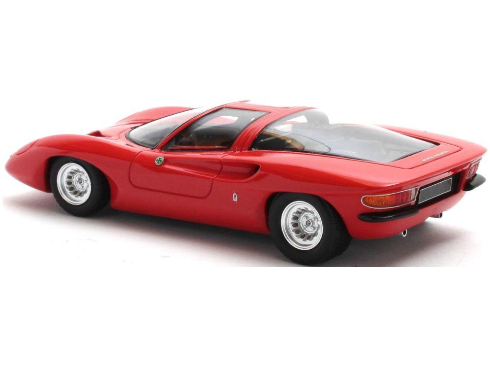 AlfaRomeo 33-2 Coupe Spec 1969 Red 1:43 Scale Matrix Resin Model Car-Matrix-Diecast Model Centre