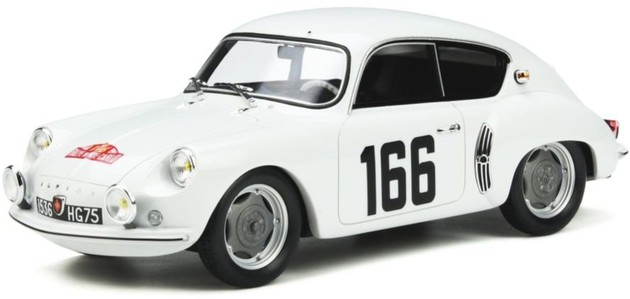 Alpine A106 #166 Rallye Monte Carlo 1960 1:18 Scale OttOmobile Resin Model-OttOmobile-Diecast Model Centre
