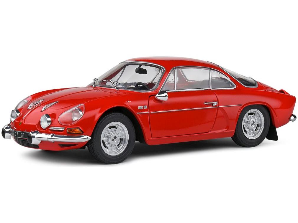 Alpine A110 1600S 1969 Red 1:18 Scale Solido Diecast Model-Solido-Diecast Model Centre
