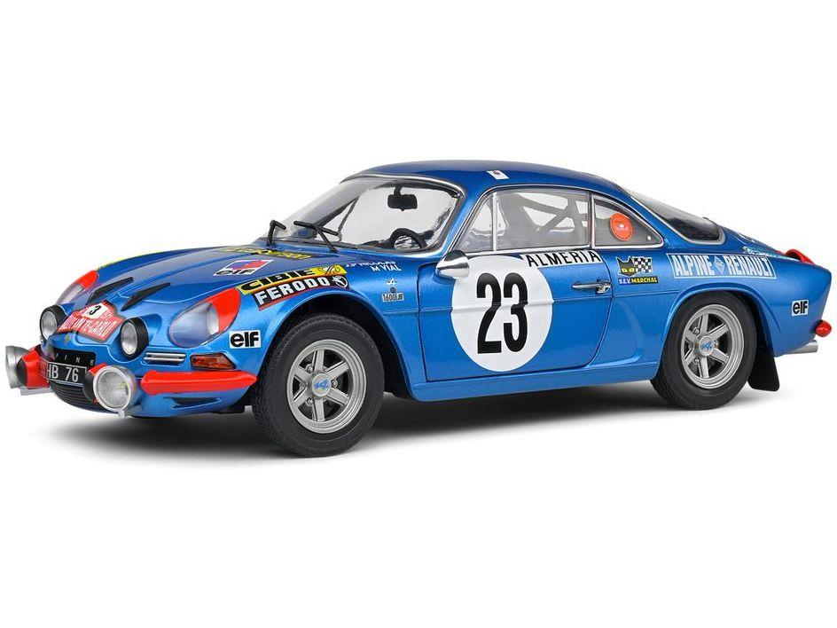 Alpine A110 1600S #23 Nicolas Vial Rallye Monte Carlo 1972 1:18 Scale Solido Diecast Model-Solido-Diecast Model Centre