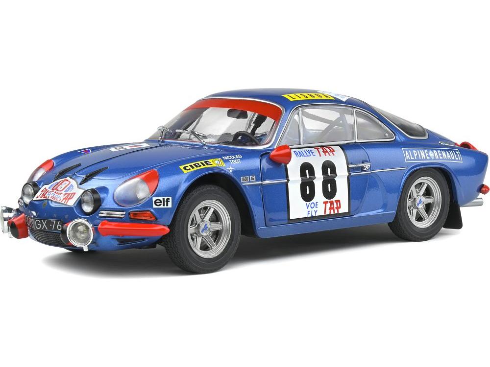 Alpine A110 1600S #88 Rallye Du Portugal 1971 1:18 Scale Solido Diecast Model-Solido-Diecast Model Centre