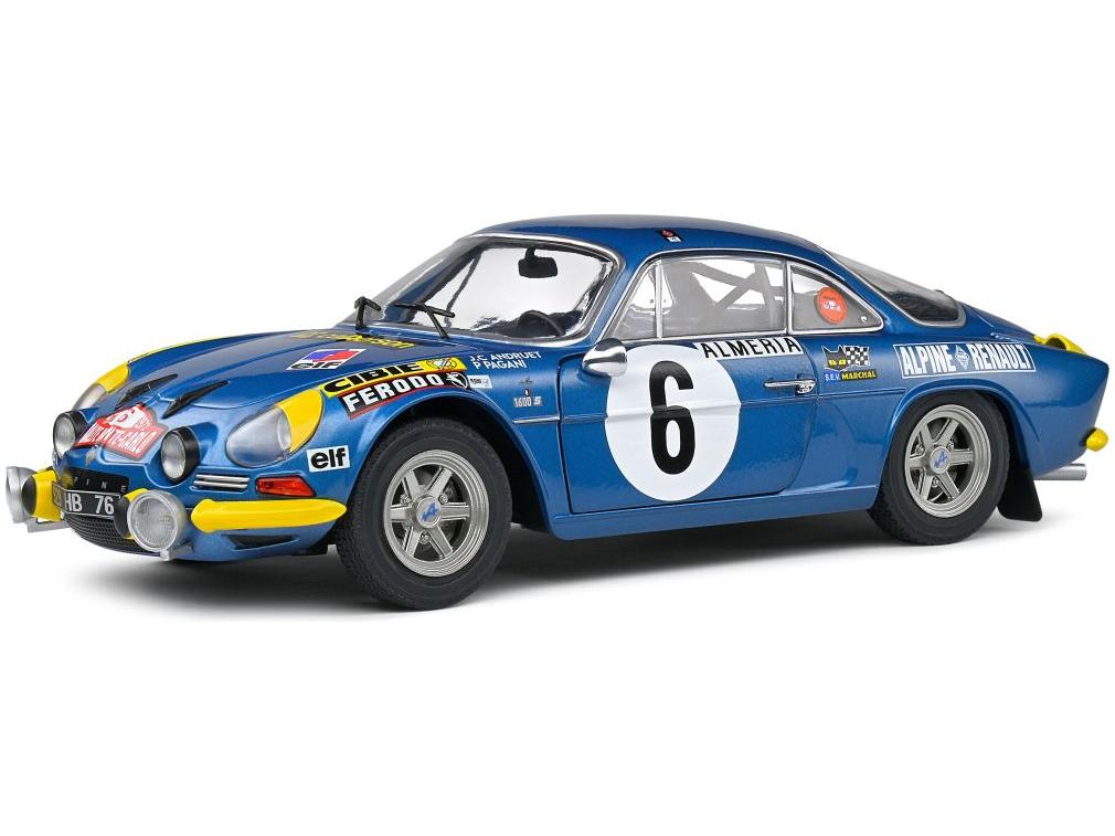 Alpine A110 1600S Rallye Monte Carlo 1972 1:18 Scale Solido Diecast Model-Solido-Diecast Model Centre
