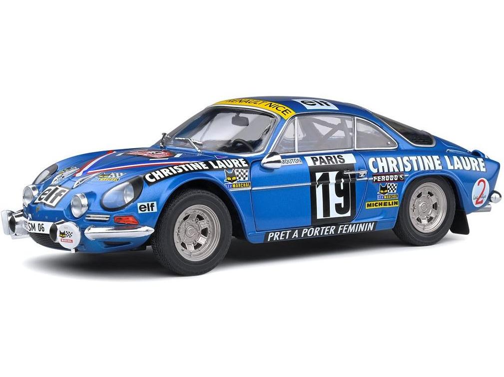 Alpine A110 1600S Rallye Monte Carlo 1976 1:18 Scale Solido Diecast Model-Solido-Diecast Model Centre