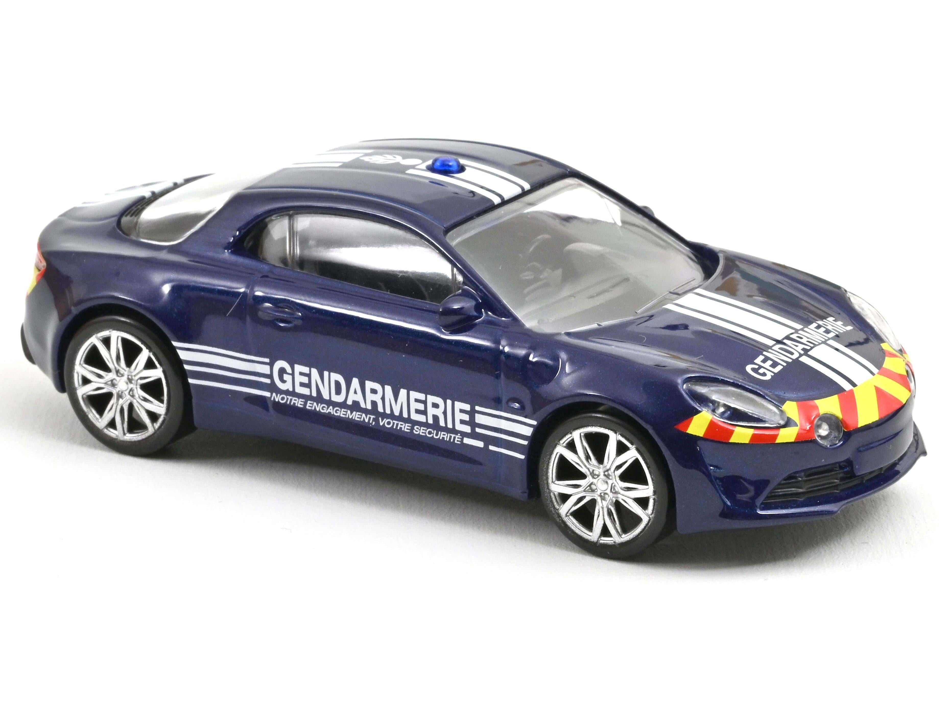 Alpine A110 Gendarmerie 2017 1:43 Scale Norev Diecast Model Car-Norev-Diecast Model Centre