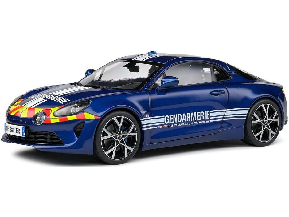 Alpine A110 Gendarmerie 2023 1:18 Scale Solido Diecast Model-Solido-Diecast Model Centre