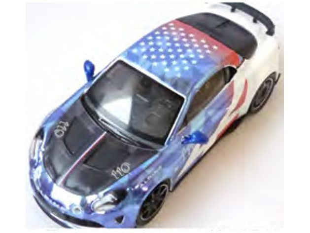 Alpine A110 R US Racing 2023 Pearl White - 1:43 Scale Model Car-Norev-Diecast Model Centre