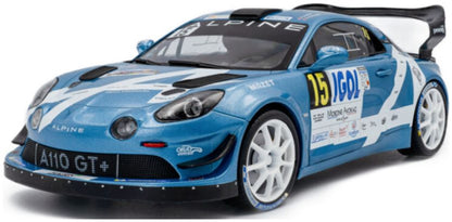 Alpine A110 RGT+ #15 R.Astier/D.Giraudet Rallye Du Mont Blanc 2024 1:18 Scale Solido Diecast Model-Solido-Diecast Model Centre