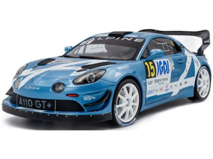 Alpine A110 RGT+ #15 R.Astier/D.Giraudet Rallye Du Mont Blanc 2024 1:18 Scale Solido Diecast Model-Solido-Diecast Model Centre