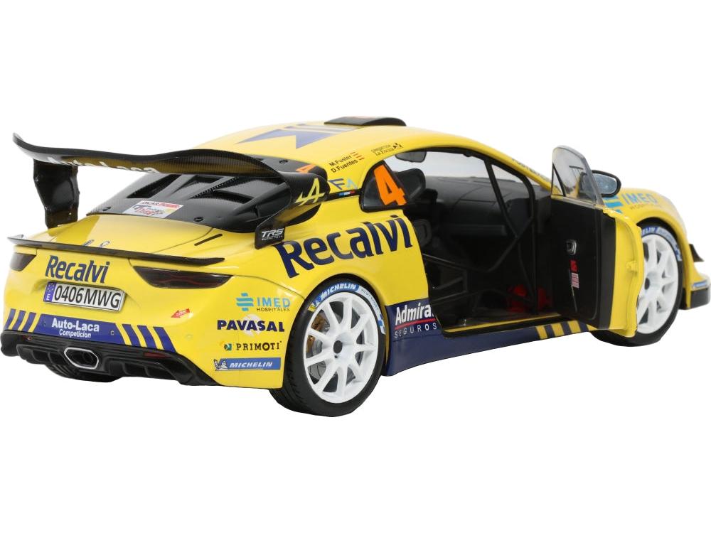 Alpine A110 RGT+ #4 Rallye Du Mont Blanc 2025 Fuster/Fuentes 1:18 Scale Diecast Car – Solido-Solido-Diecast Model Centre
