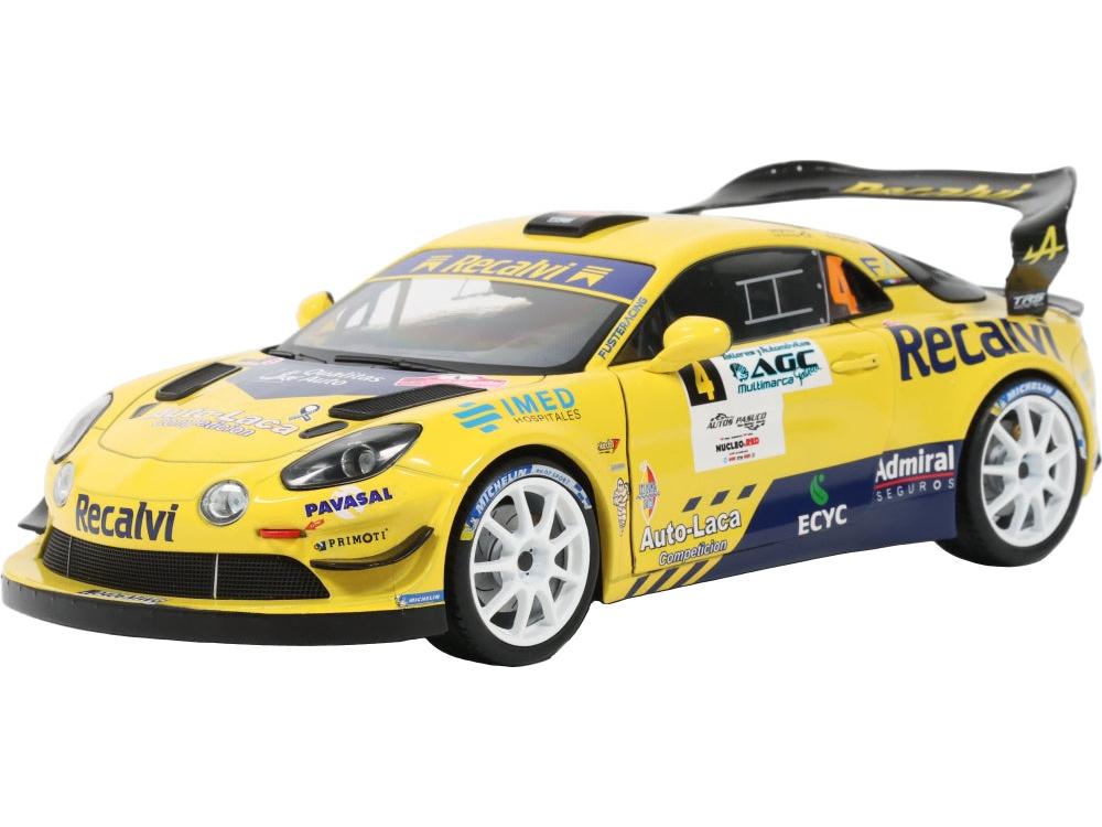 Alpine A110 RGT+ #4 Rallye Du Mont Blanc 2025 Fuster/Fuentes 1:18 Scale Diecast Car – Solido-Solido-Diecast Model Centre