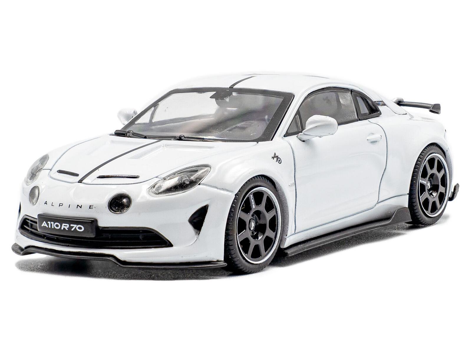 Alpine A110 Radicale 70 White 2024 1:43 Scale Solido Diecast Model Car-Solido-Diecast Model Centre