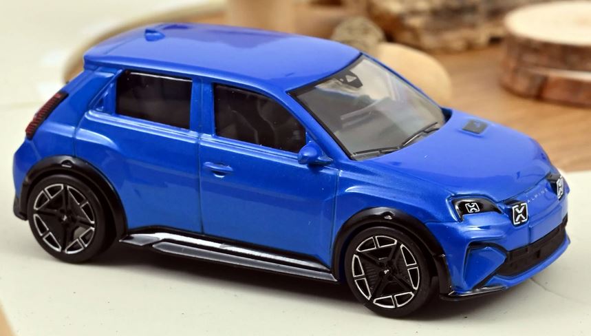 Alpine A290 Apine Vision Blue 1:43 Scale Norev Diecast Model Car