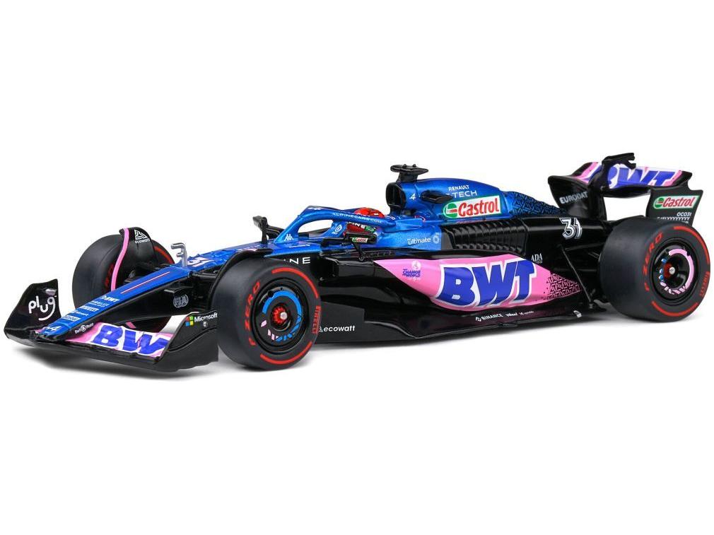 Alpine A523 #31 Esteban Ocon F1 Monaco GP 2023 1:43 Scale Solido Diecast Model-Solido-Diecast Model Centre